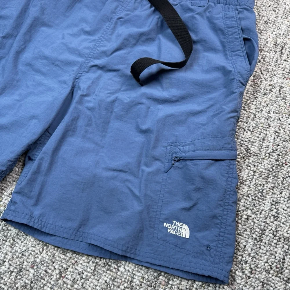 The North Face Shorts Mens XL Adjustable Belt Beach Swim Hiking Outdoors Blue